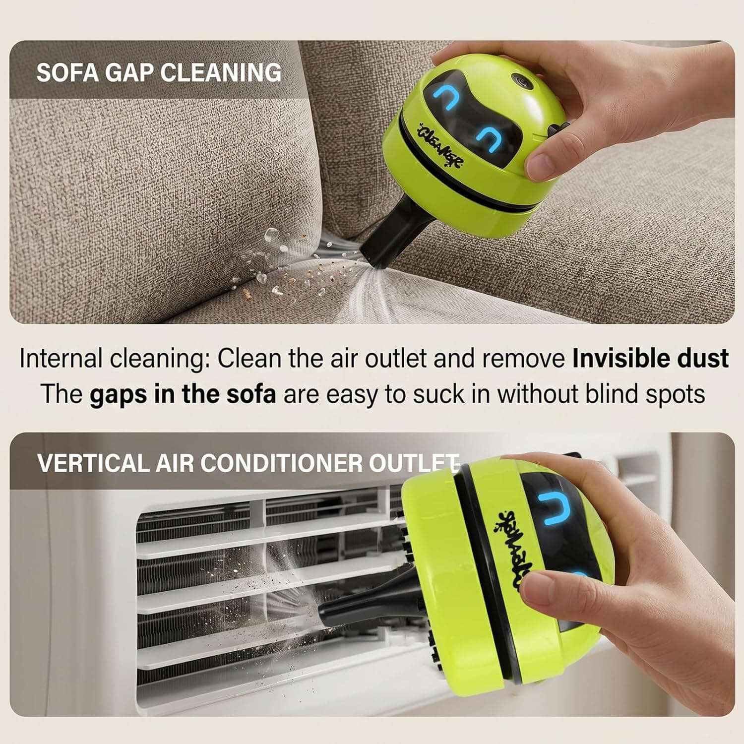 Tabletop vacuum cleaner