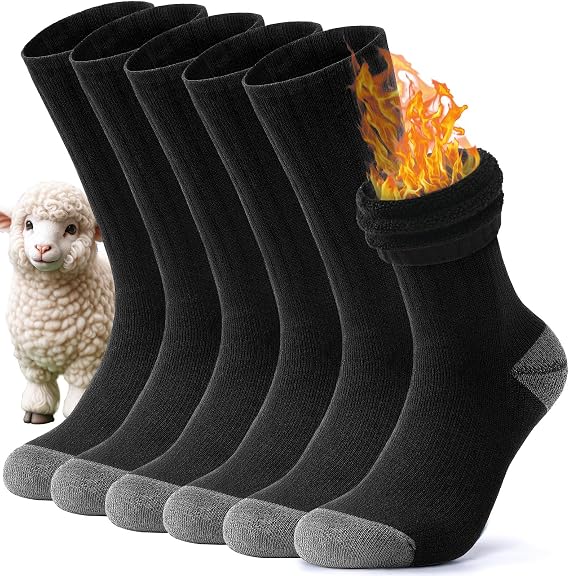 Benirap Merino Socken Wandersocken, Professionell Thermosocken Wintersocken, Outdoor AntiBlasen